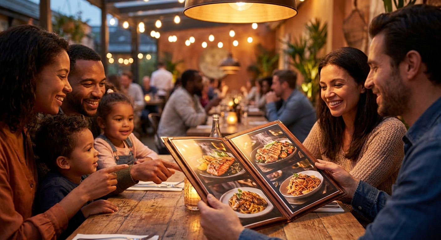 จิตวิทยาออกแบบเมนูร้านอาหาร จัดภาพอย่างไรให้ยอดขายพุ่ง - menu-design-psychology-tips