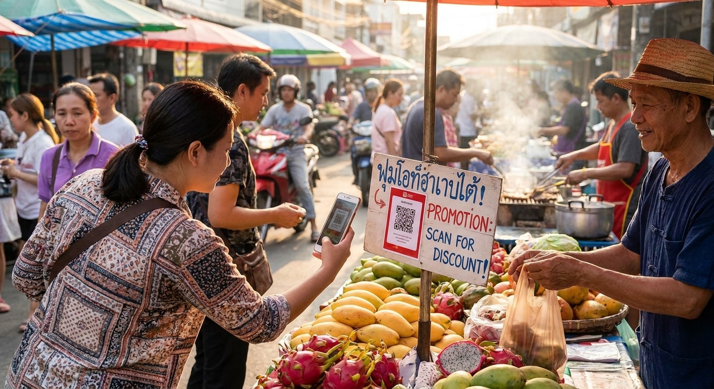 เทคนิคใช้ป้ายโฆษณาและสติ๊กเกอร์ QR Code กระตุ้นยอดขาย O2O - o2o-marketing-print-media-tips