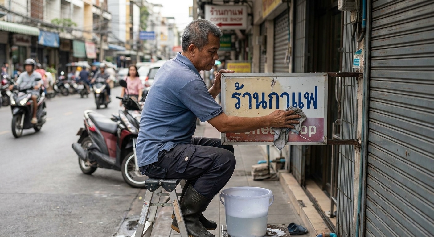 วิธีดูแลป้ายไวนิลและป้ายโฆษณากลางแจ้ง ให้สีสวยทน ไม่ซีดไว - outdoor-vinyl-sign-maintenance