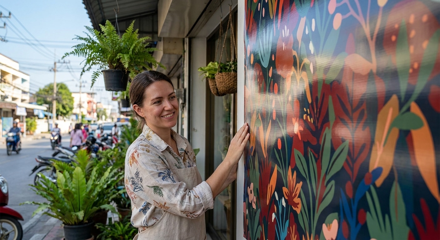 5 วิธีดูแลป้ายไวนิลหน้าร้านให้สีสดทนแดด ไม่ซีดไว - outdoor-vinyl-signage-maintenance-tips