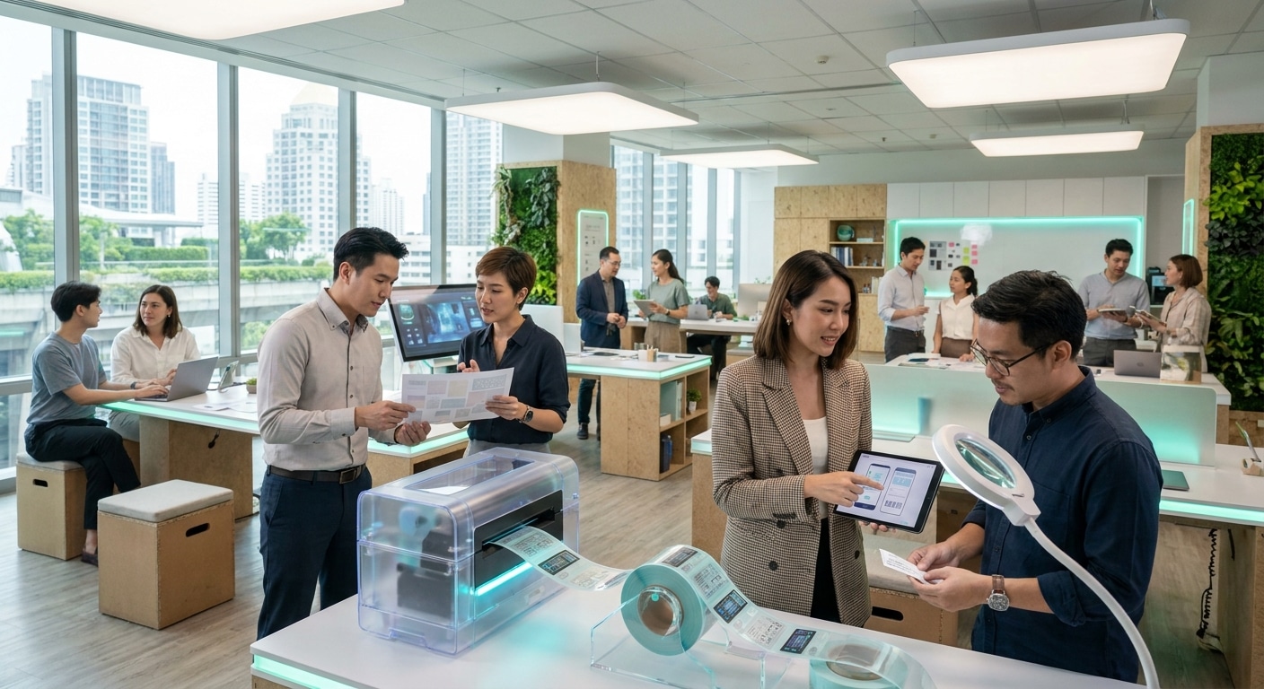 เทรนด์ฉลากสินค้า 2027 นวัตกรรมสิ่งพิมพ์ที่ SME ต้องรู้ - packaging-label-trend-2027
