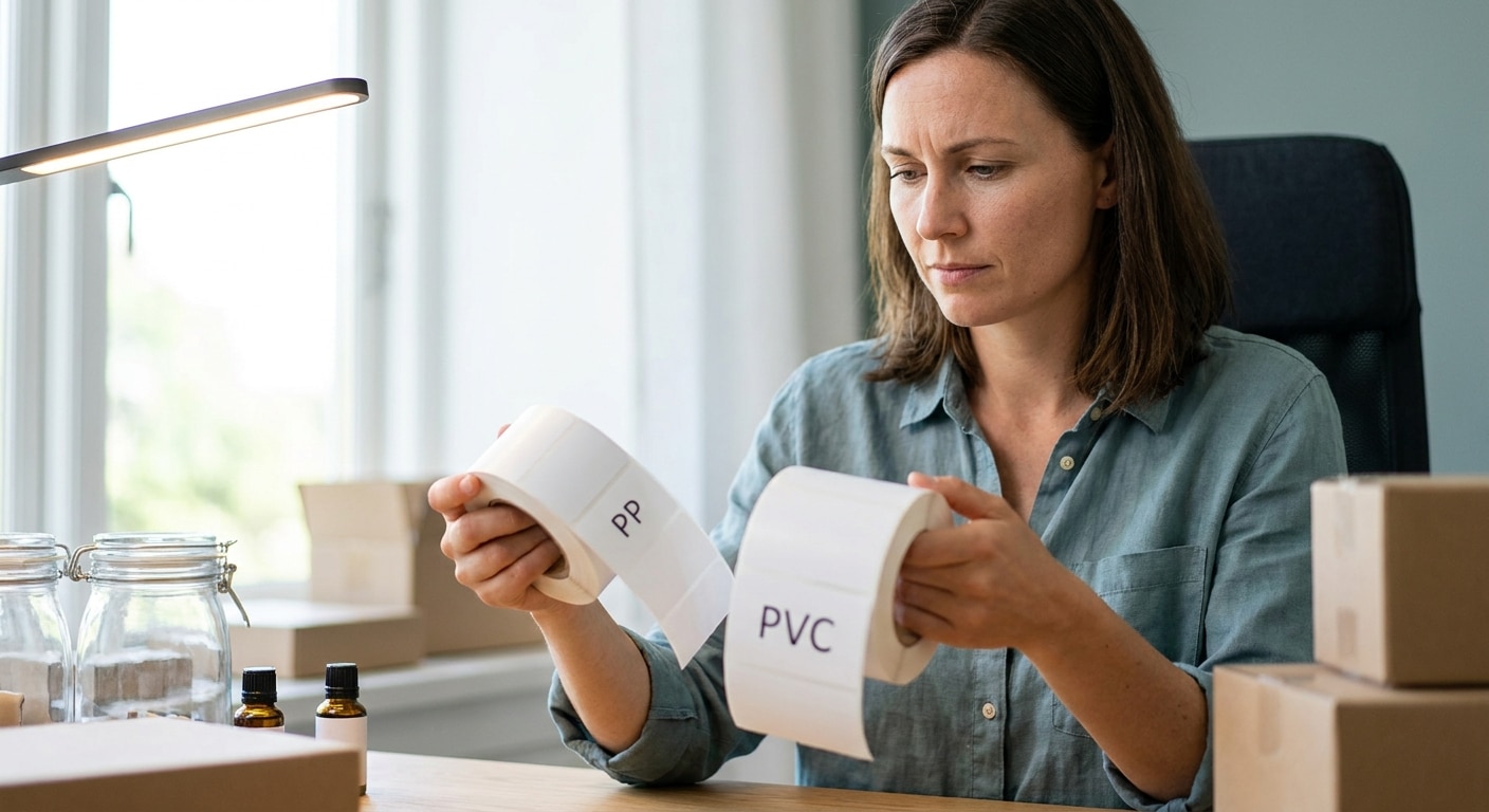 สติ๊กเกอร์ PP กับ PVC ต่างกันอย่างไร? เลือกฉลากให้ตอบโจทย์ - pp-vs-pvc-sticker-labels