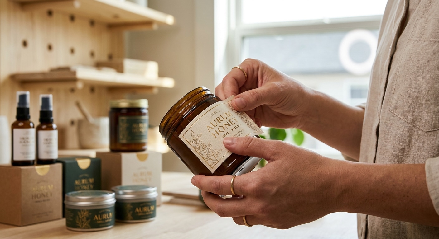 5 ทริคออกแบบฉลากสินค้าให้ดูแพง อัปเกรดแบรนด์ SME - premium-product-label-design-tips