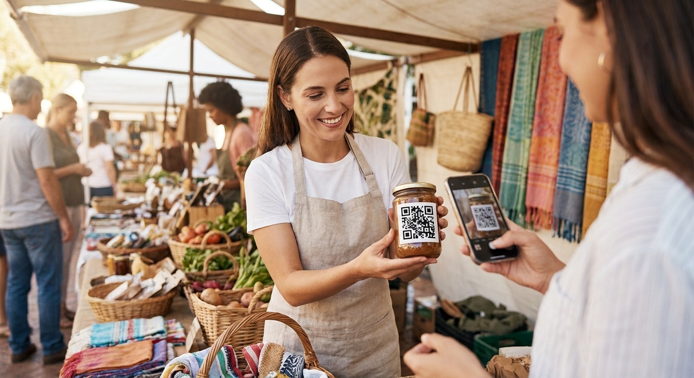 เทคนิคใส่ QR Code บนฉลากสินค้า เชื่อมออฟไลน์สู่ออนไลน์ - qr-code-product-label-marketing