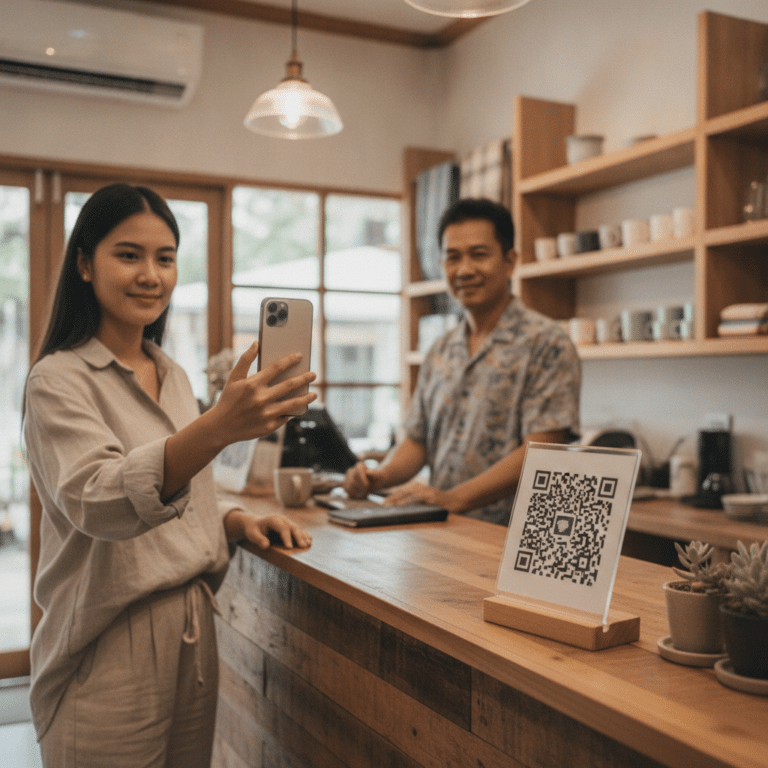 เทคนิคออกแบบป้าย QR Code ดึงลูกค้าออฟไลน์สู่ออนไลน์