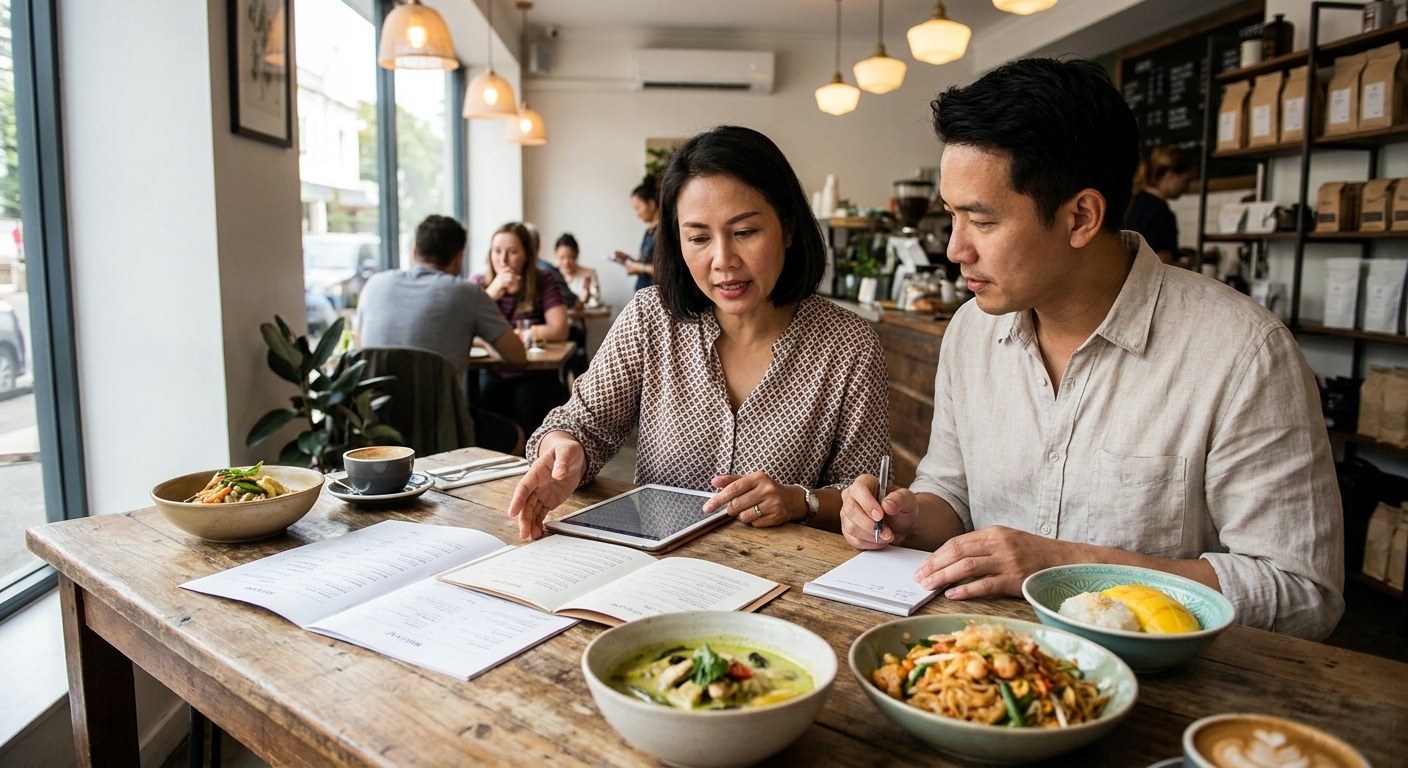 เคล็ดลับออกแบบเมนูอาหาร ดึงดูดลูกค้า อัปยอดขายให้ร้าน SME - restaurant-menu-design-tips