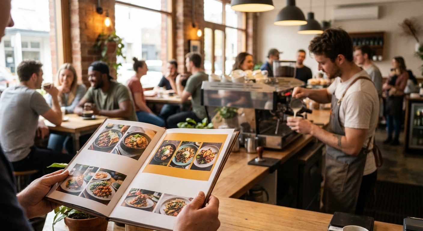เคล็ดลับออกแบบเมนูอาหาร กระตุ้นยอดขายให้ร้านคาเฟ่ SME - restaurant-menu-design-tips