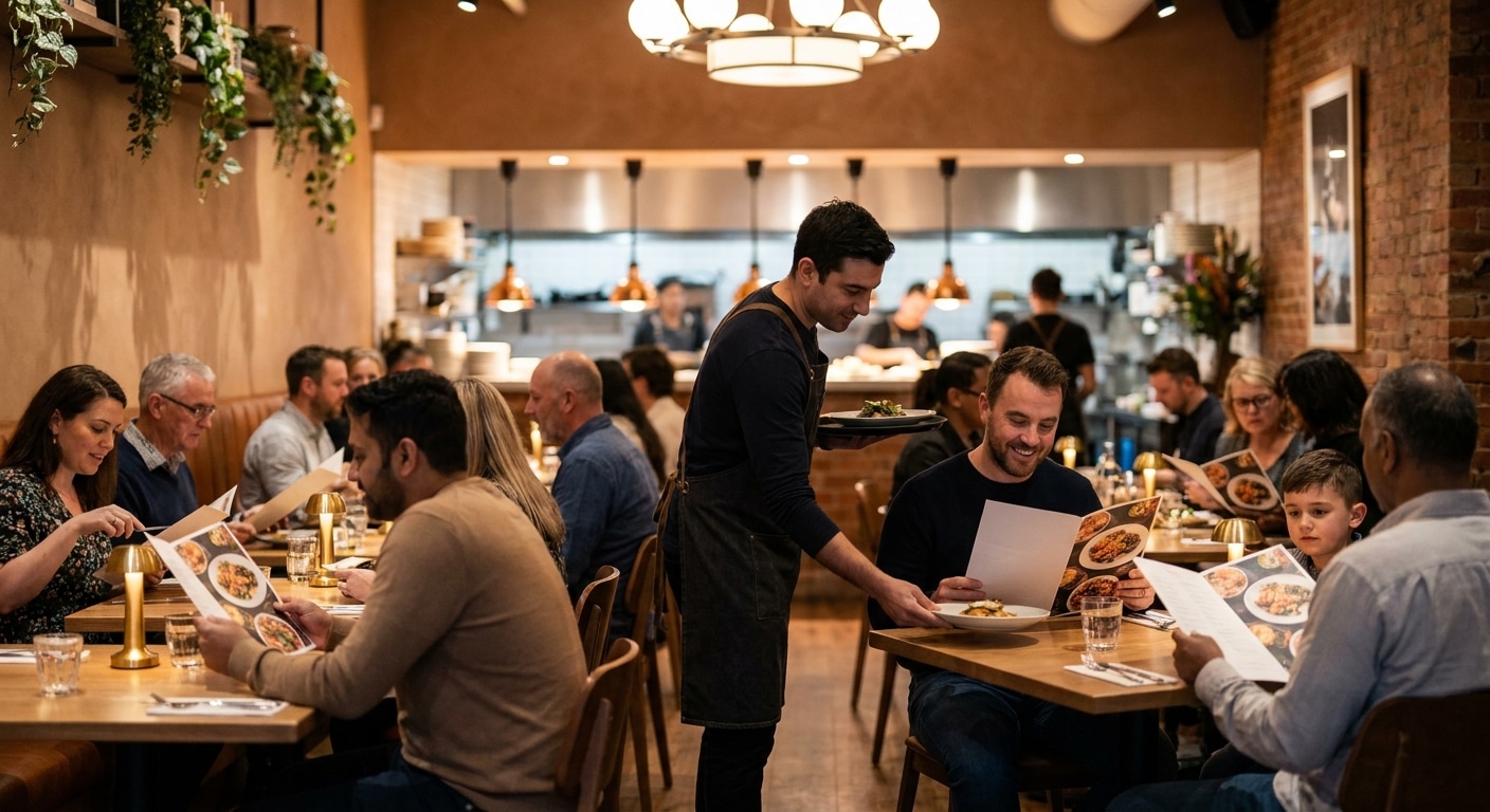 เทคนิคออกแบบเมนูร้านอาหาร ดึงดูดลูกค้า สั่งเพิ่มไม่รู้ตัว - restaurant-menu-design-tips
