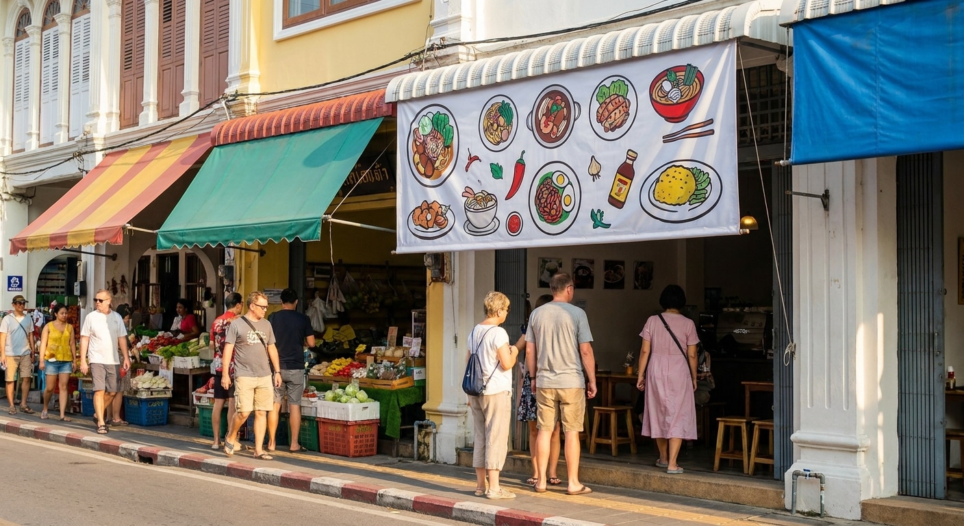 5 เทคนิคทำป้ายโฆษณาหน้าร้าน ดึงดูดลูกค้าให้เดินเข้า - storefront-signage-marketing-tips