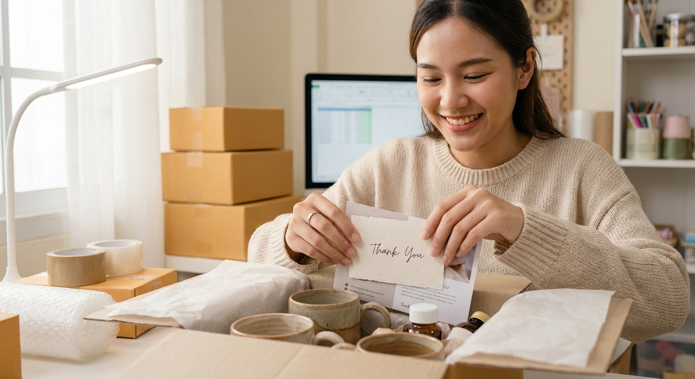 การ์ดขอบคุณ กลยุทธ์มัดใจลูกค้า ซื้อซ้ำด้วยสื่อสิ่งพิมพ์ - thank-you-card-marketing-strategy