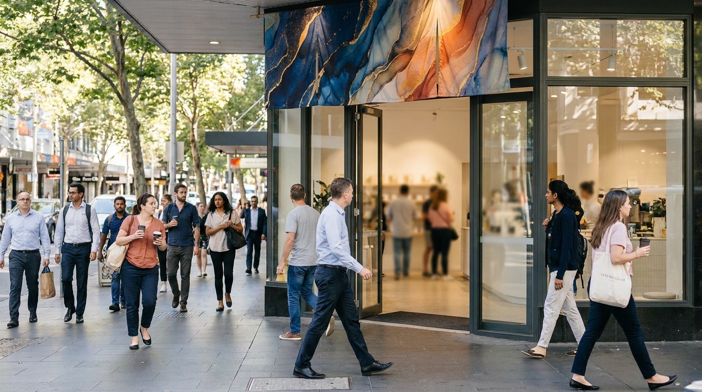 4 ทริคทำป้ายไวนิลหน้าร้านให้สะดุดตา ดึงดูดลูกค้าเข้าร้าน - vinyl-banner-storefront-tips