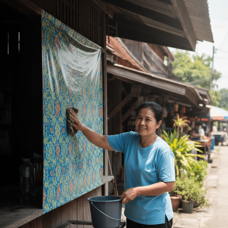 วิธีดูแลป้ายไวนิลและสติ๊กเกอร์ให้สีสดทนทาน ไม่ซีดไว