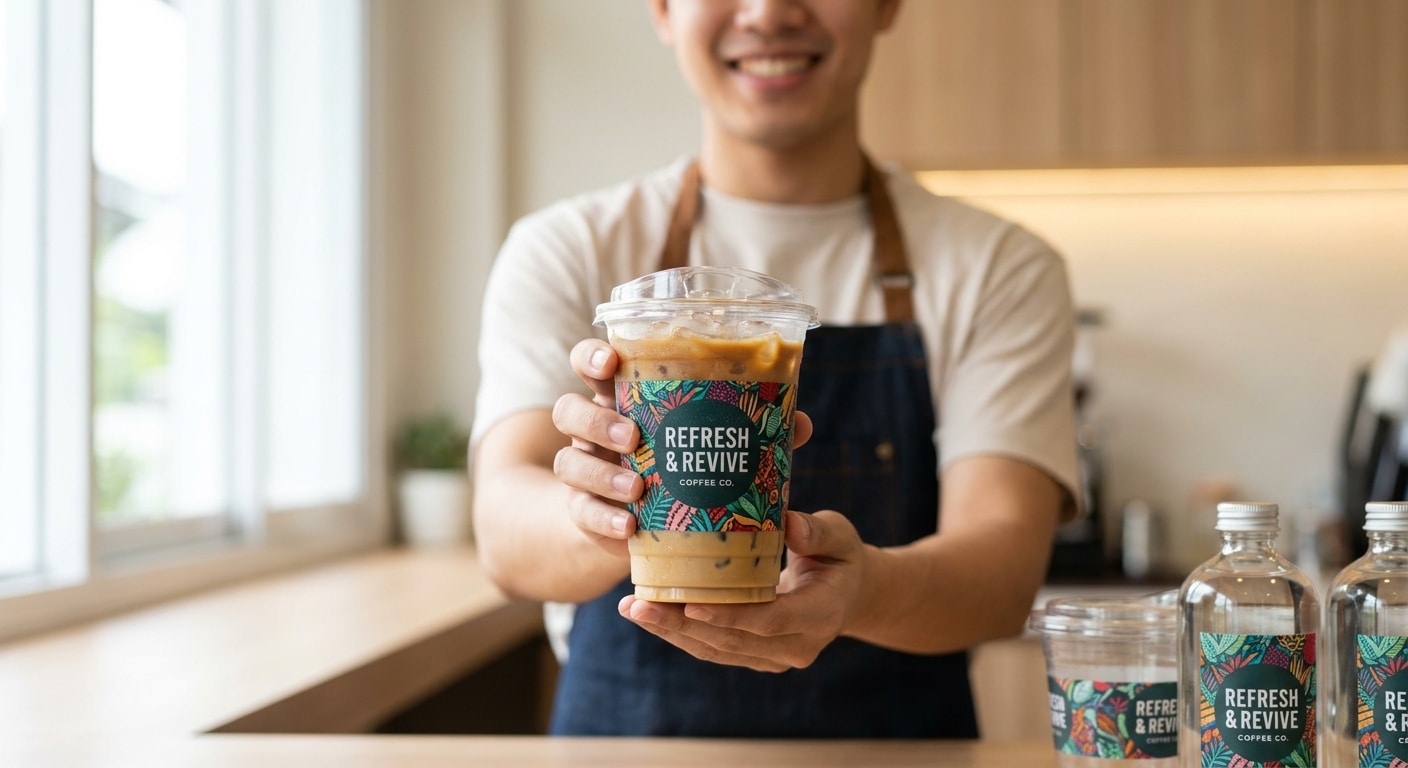 ฉลากเครื่องดื่มแช่น้ำไม่ลอก! เทคนิคพิมพ์สติ๊กเกอร์กันน้ำ - waterproof-beverage-label-printing
