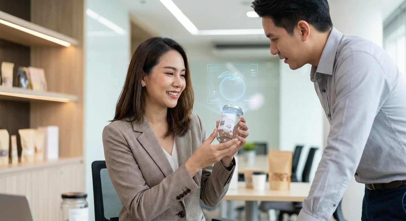 เทรนด์พิมพ์ฉลาก AR ปี 2027 อัปเกรดบรรจุภัณฑ์ SME ไทย - ar-smart-label-trend-2027