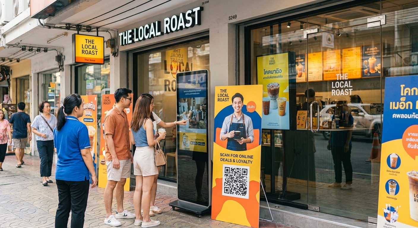 เพิ่มยอดขายหน้าร้านด้วยป้ายโฆษณาและสแตนดี้ ทริคการตลาด SME - boost-sales-with-print-marketing