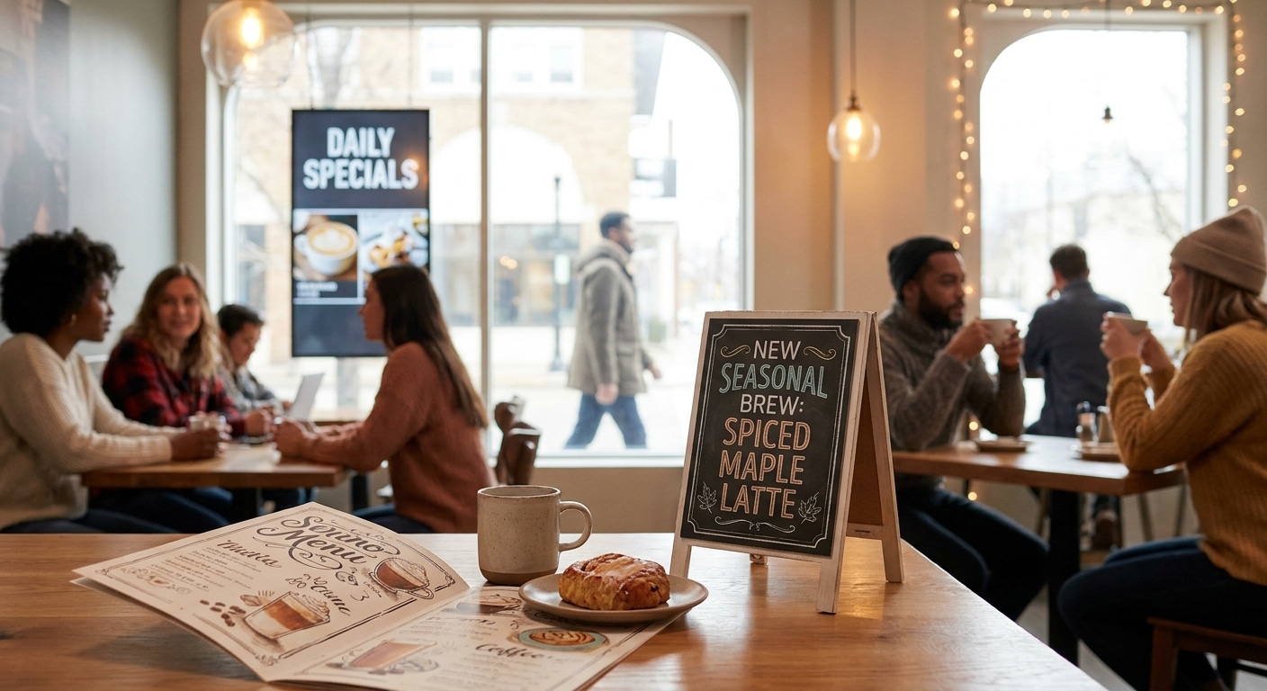 3 สื่อสิ่งพิมพ์กระตุ้นยอดขายหน้าร้าน ที่คาเฟ่ต้องมี - cafe-marketing-print-media