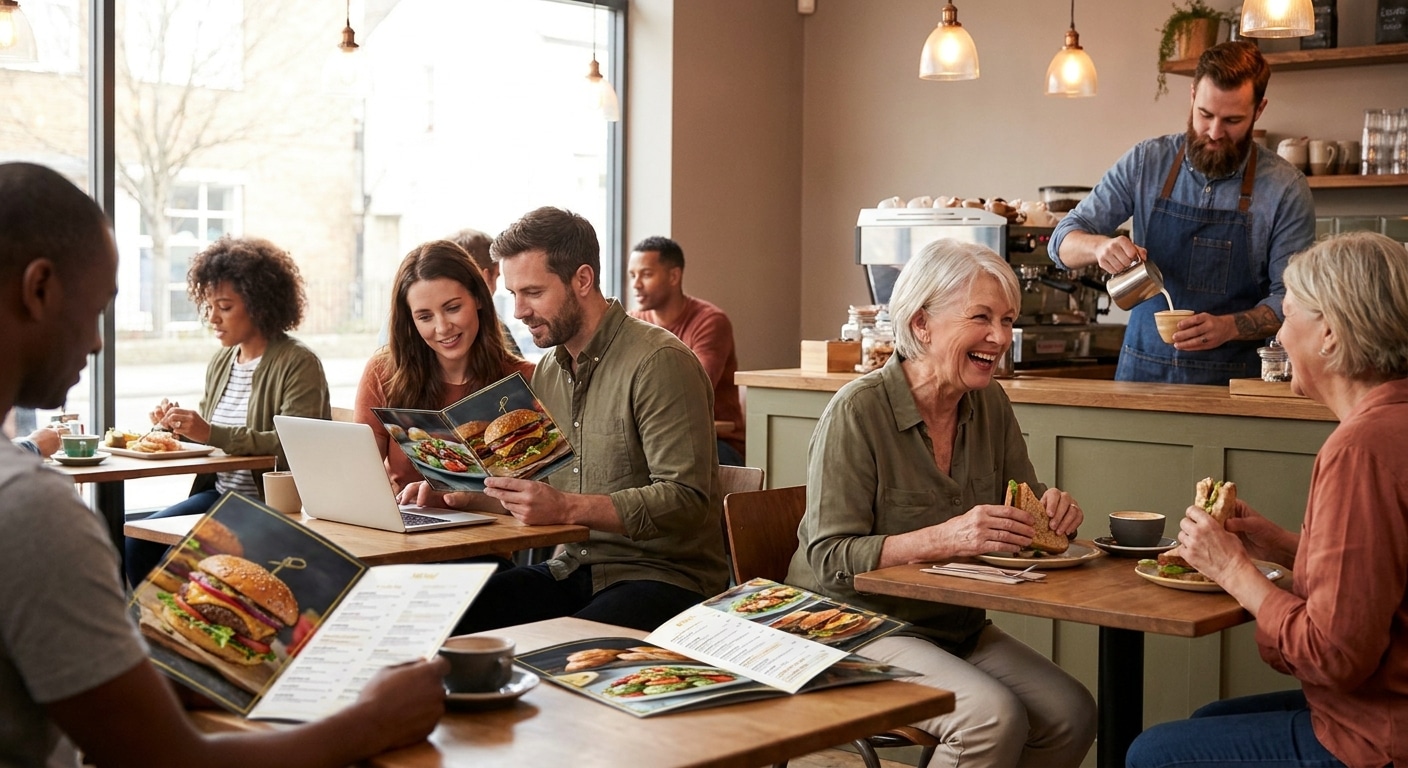 จิตวิทยาออกแบบเมนูร้านอาหารและคาเฟ่ จัดวางอย่างไรให้ขายดี - cafe-restaurant-menu-design-psychology