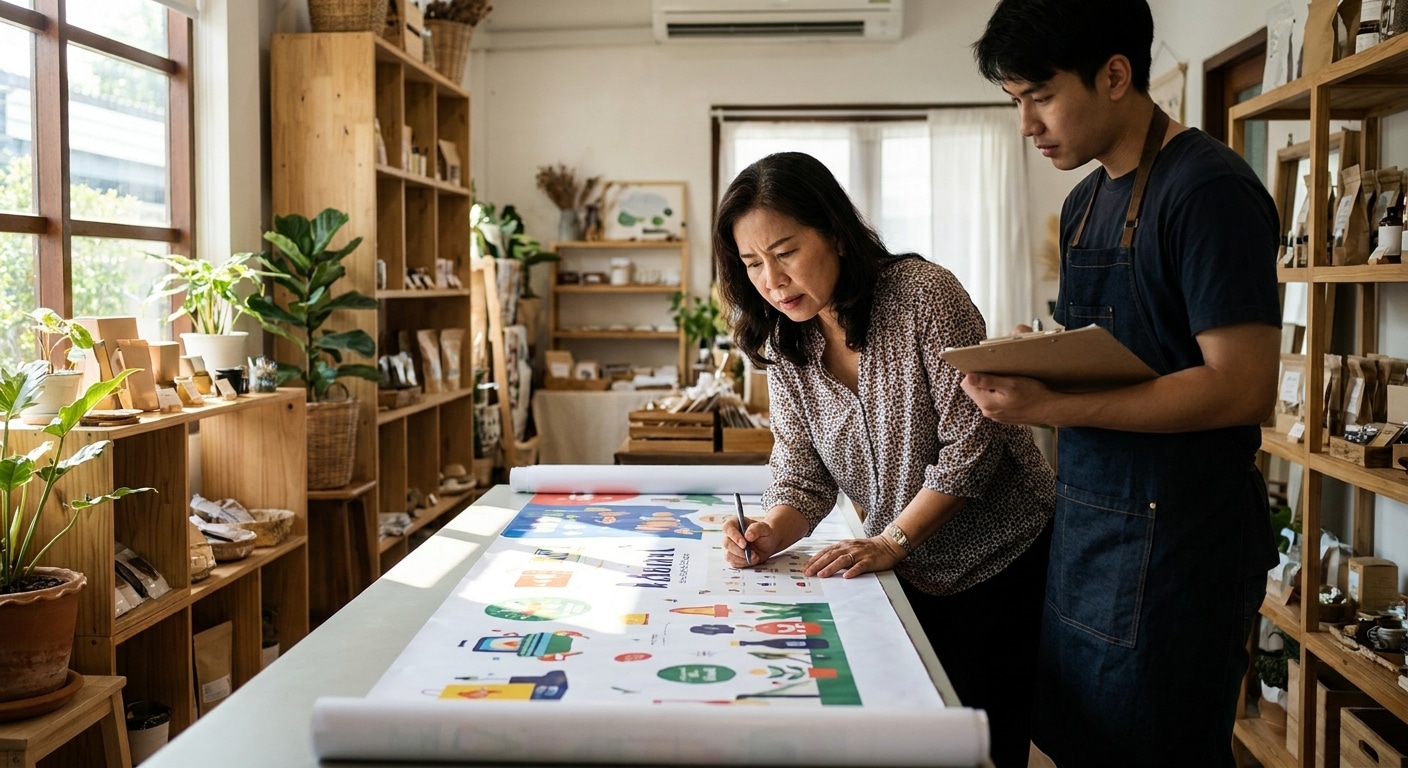 5 เช็คลิสต์สั่งทำป้ายไวนิลหน้าร้าน ให้ภาพคมชัด ไม่แตก - checklist-before-printing-vinyl-sign