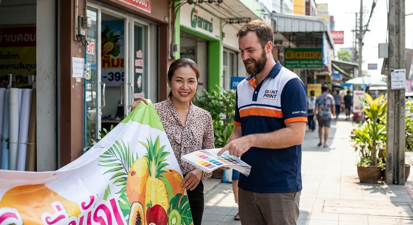 เลือกป้ายไวนิลอย่างไรให้ทนแดดทนฝน คุ้มค่าสำหรับ SME - choose-durable-vinyl-banner