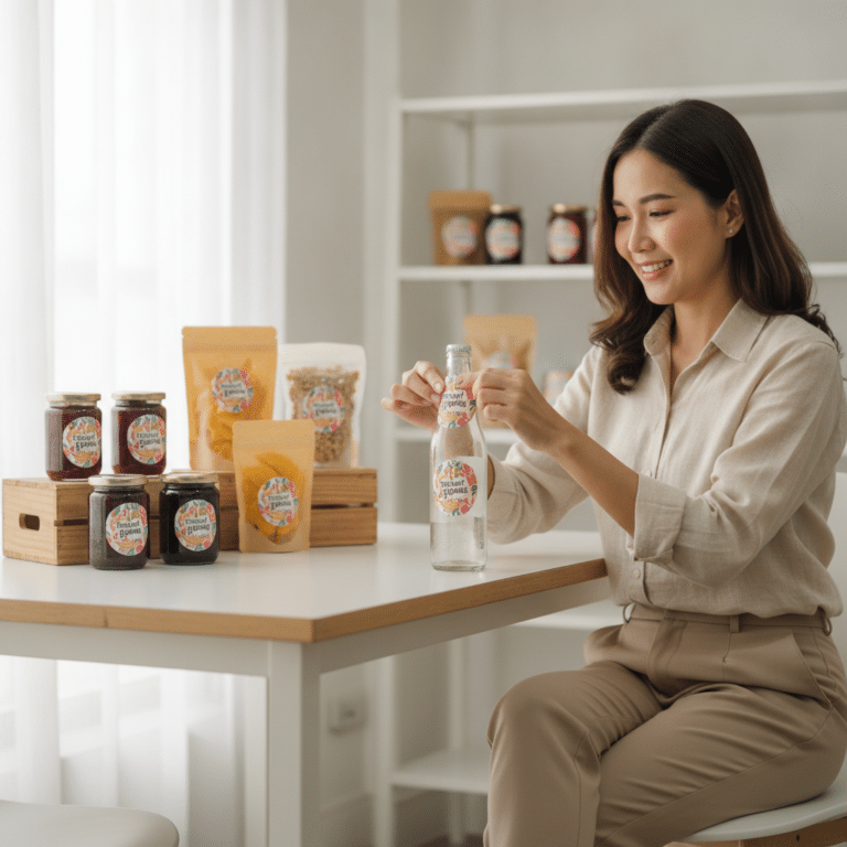 เลือกสติ๊กเกอร์ติดสินค้ายังไงให้ปัง? กันน้ำ ทนทาน ไม่ลอก