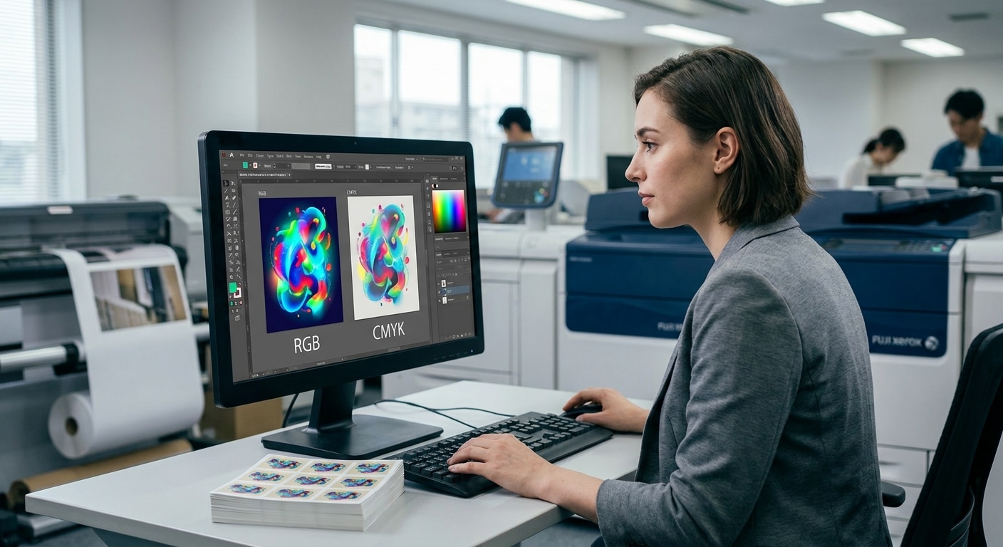 รู้จัก CMYK และ RGB สั่งพิมพ์ฉลากอย่างไรให้สีไม่เพี้ยน - cmyk-vs-rgb-color-printing
