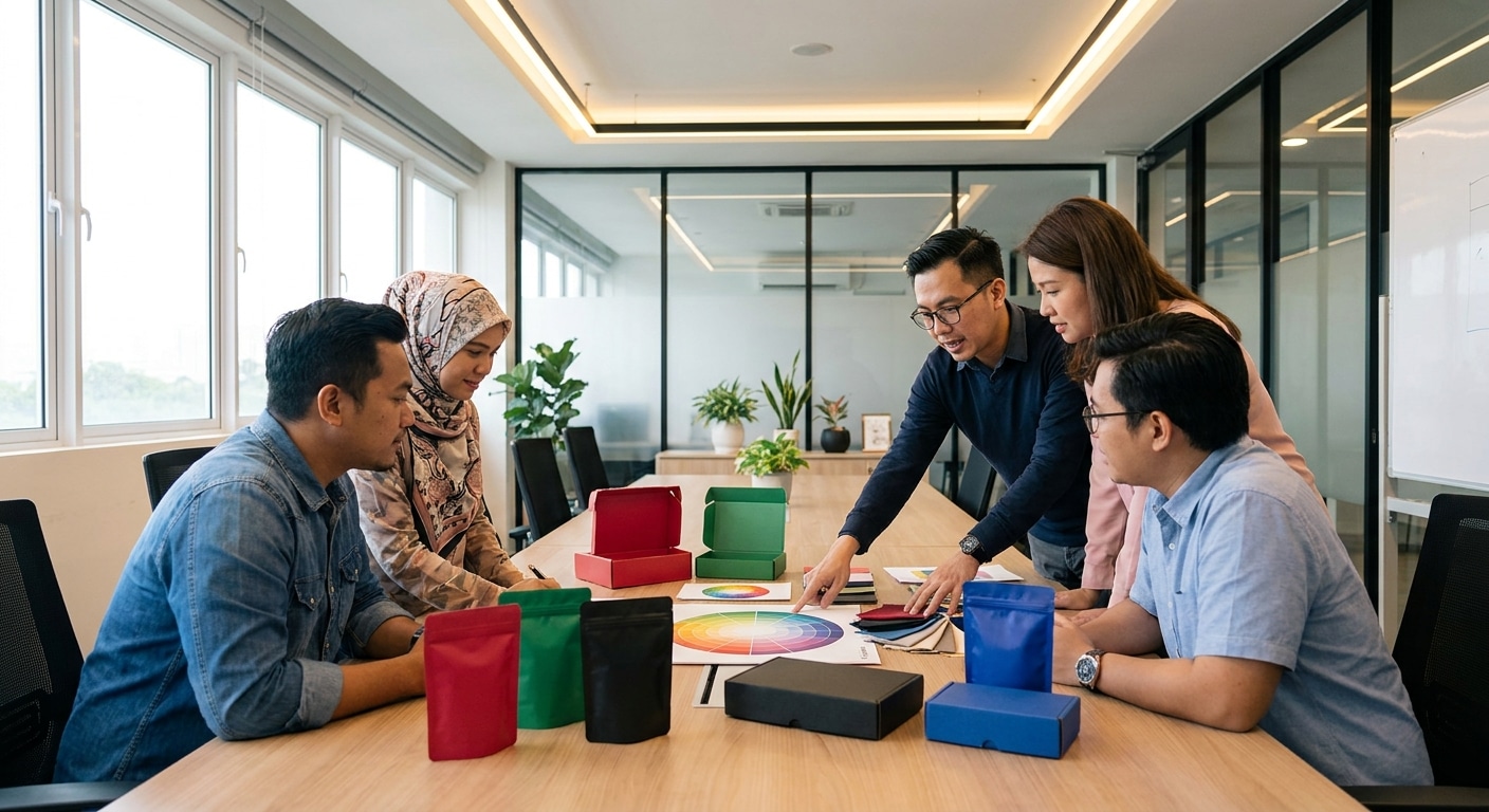 เคล็ดลับเลือกสีบรรจุภัณฑ์ ดึงดูดลูกค้า สร้างแบรนด์ SME - color-theory-packaging-design