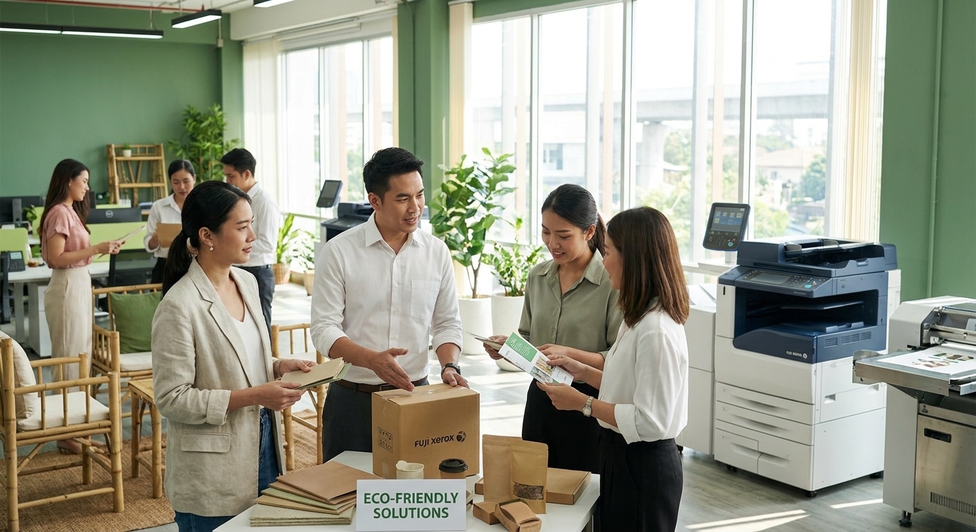 เทรนด์สิ่งพิมพ์รักษ์โลก 2027 หมัดเด็ดสร้างแบรนด์ SME - eco-friendly-printing-trend-2027