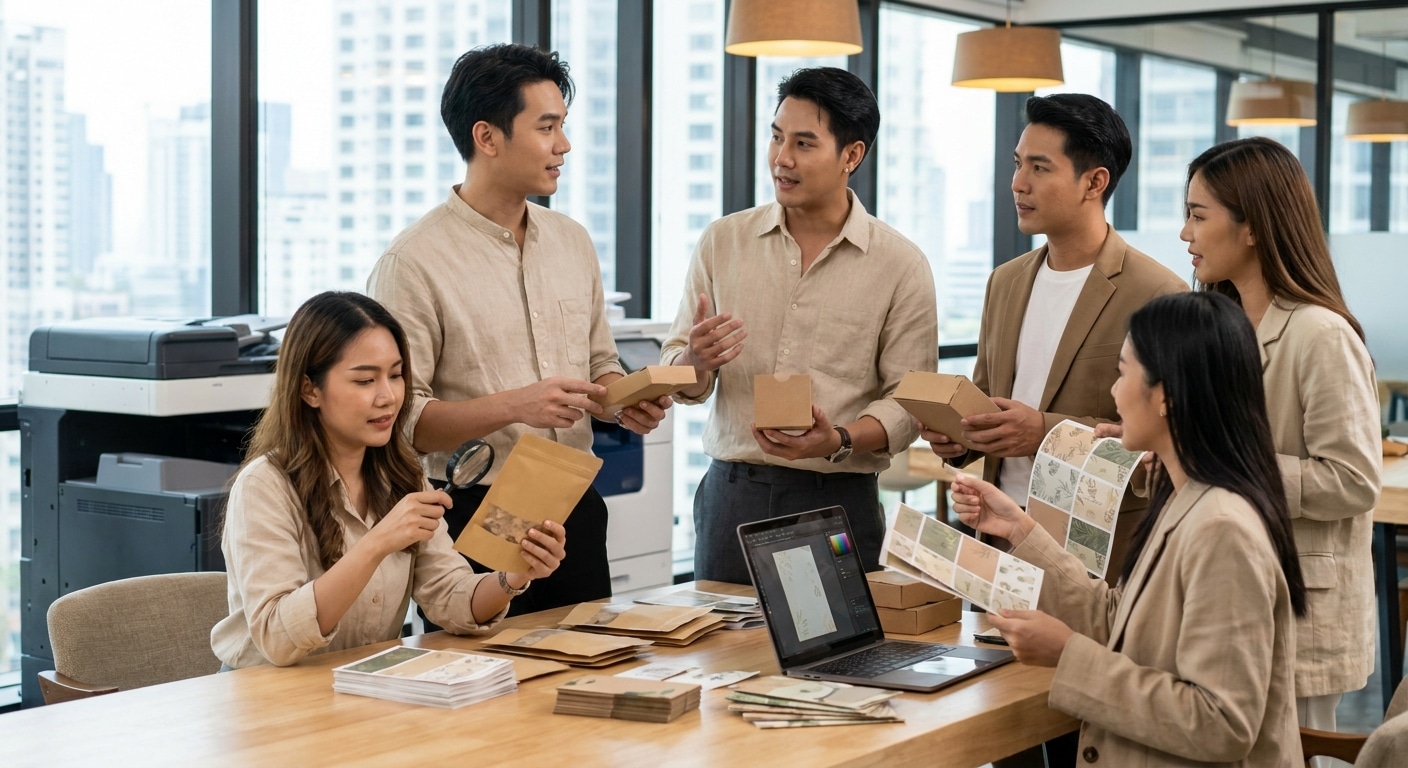 เทรนด์สื่อสิ่งพิมพ์ปี 2027 แพ็กเกจจิ้งรักษ์โลกครองใจลูกค้า - eco-friendly-printing-trend-2027