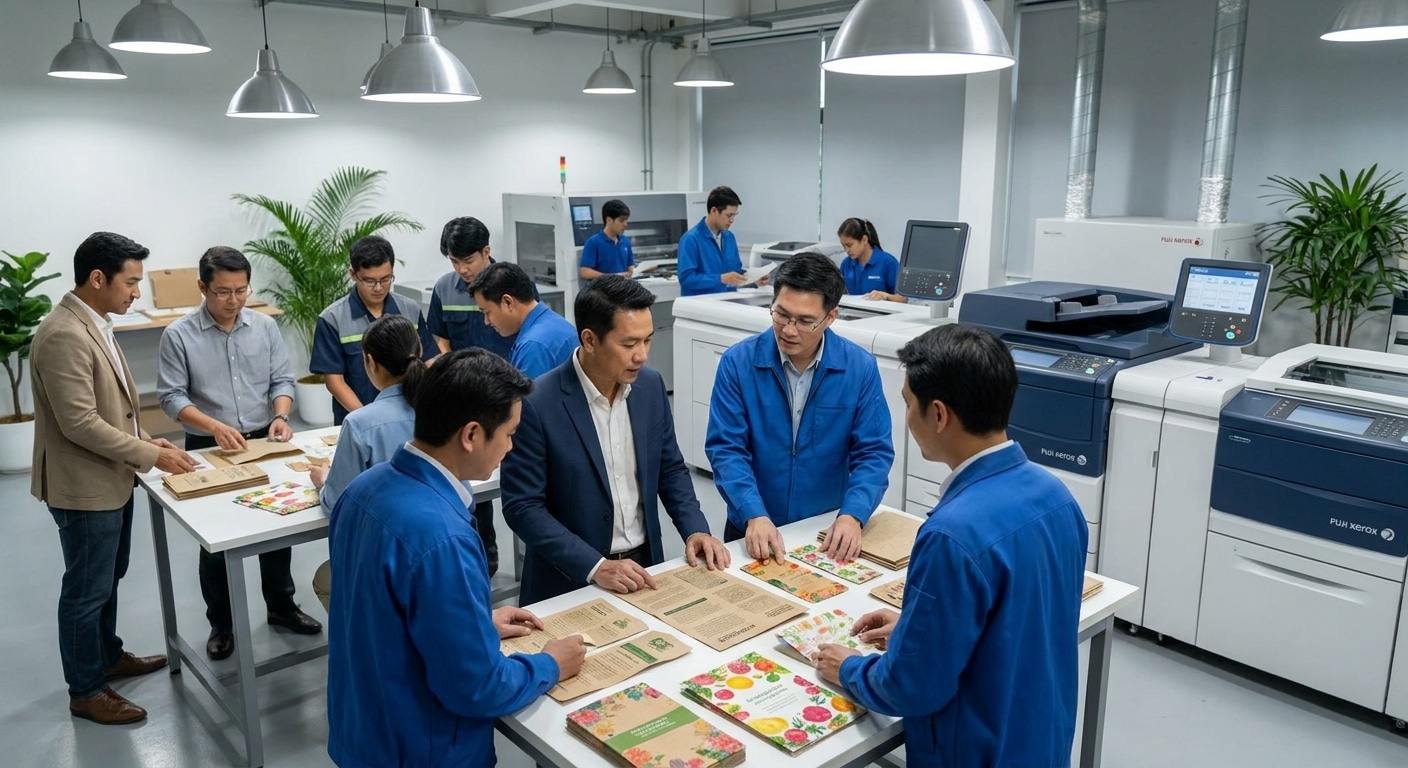เทรนด์สิ่งพิมพ์รักษ์โลก 2027 นวัตกรรมใหม่ที่ SME ต้องรู้ - eco-friendly-printing-trends-2027