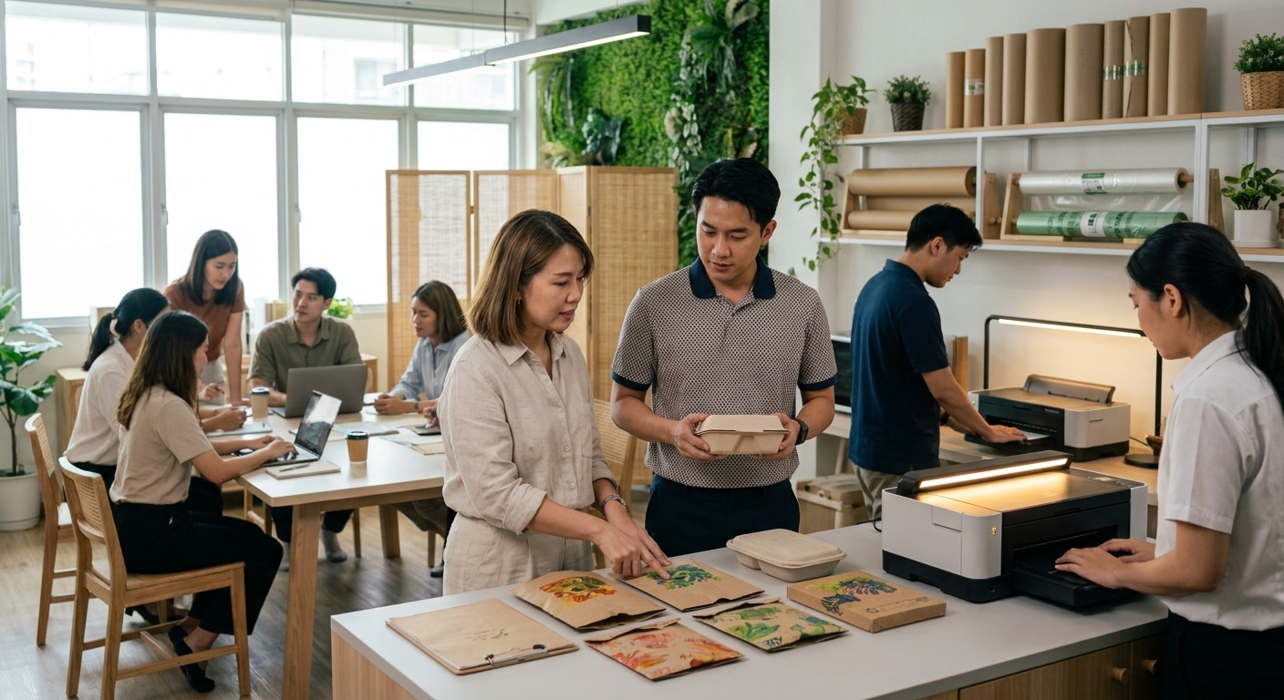 เทรนด์สิ่งพิมพ์ 2027 นวัตกรรมรักษ์โลกที่ SME ต้องรู้ - eco-friendly-printing-trends-2027