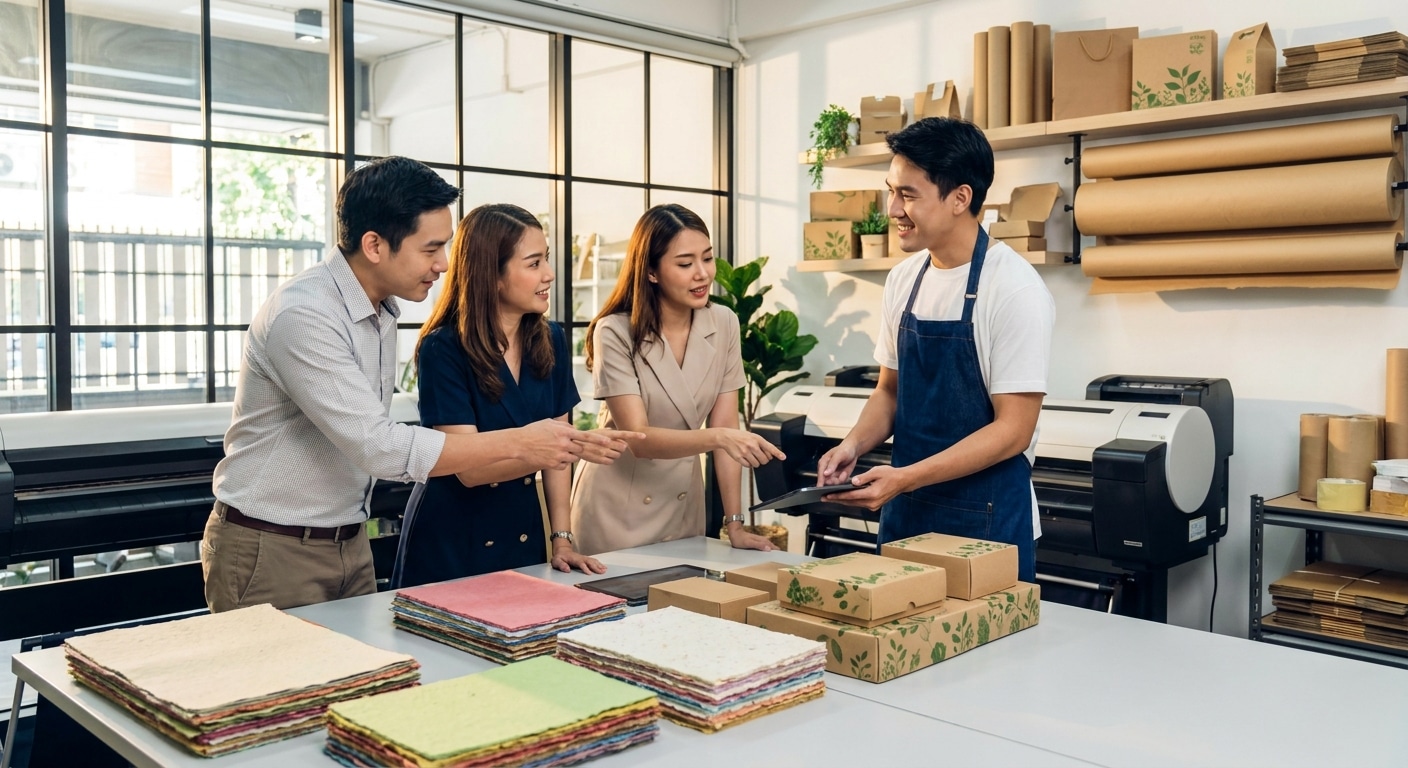 ส่องเทรนด์สิ่งพิมพ์รักษ์โลก 2027 โอกาสทองของ SME ไทย - eco-friendly-printing-trends-2027