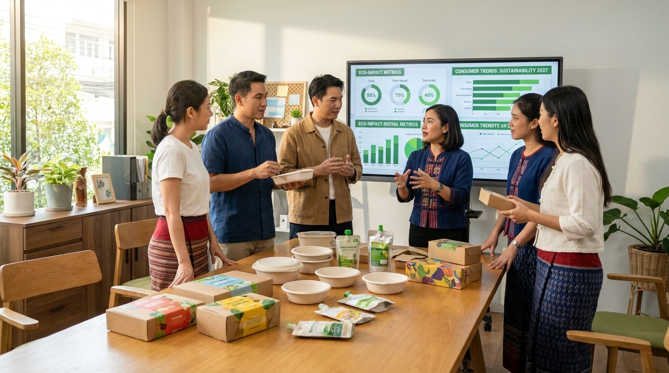จับตาเทรนด์สื่อสิ่งพิมพ์รักษ์โลก 2027 อนาคตบรรจุภัณฑ์ SME - eco-friendly-printing-trends-sme