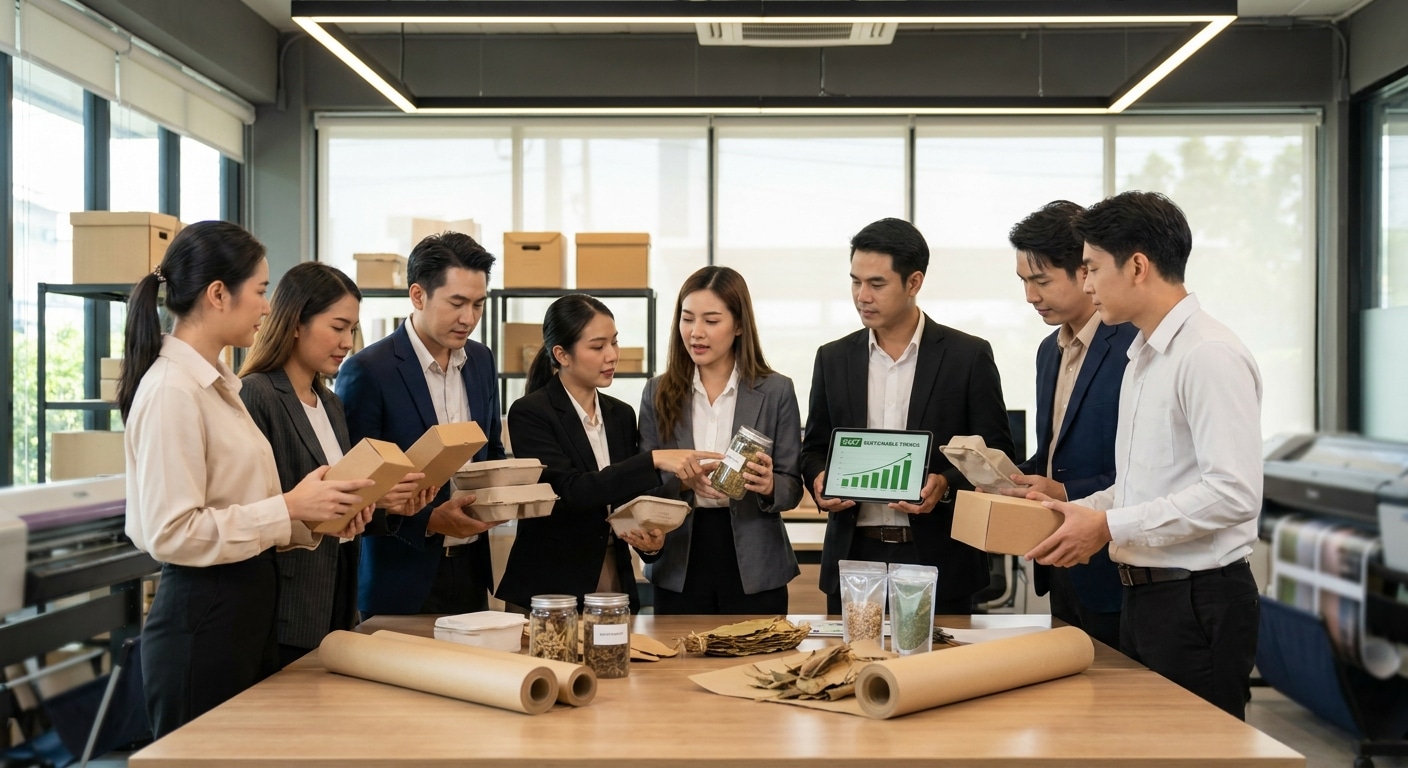 เทรนด์สิ่งพิมพ์ปี 2027 แพคเกจจิ้งรักษ์โลกที่ SME ต้องรู้ - eco-packaging-print-trend-2027