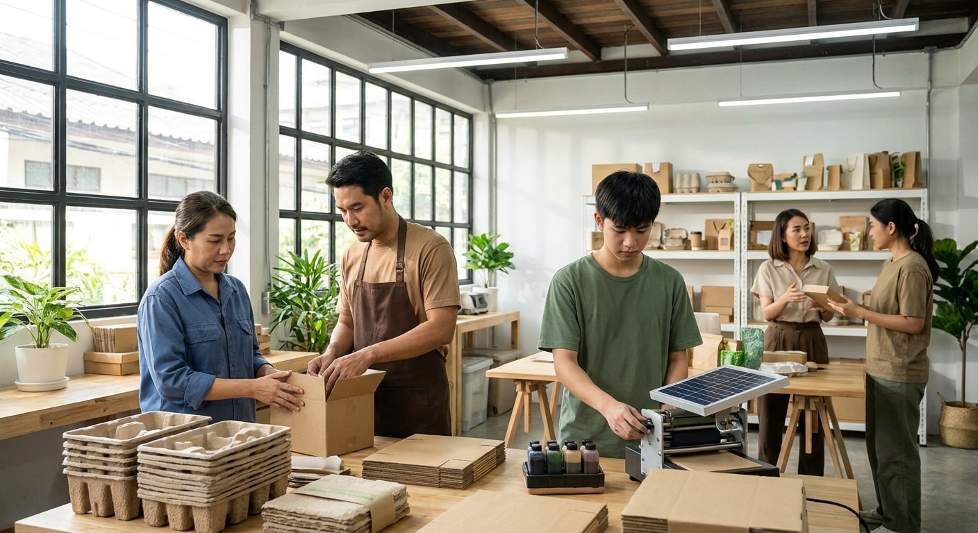 เทรนด์สื่อสิ่งพิมพ์รักษ์โลก 2027 พลิกโฉมแพ็กเกจจิ้ง SME - eco-printing-trend-sme-2027