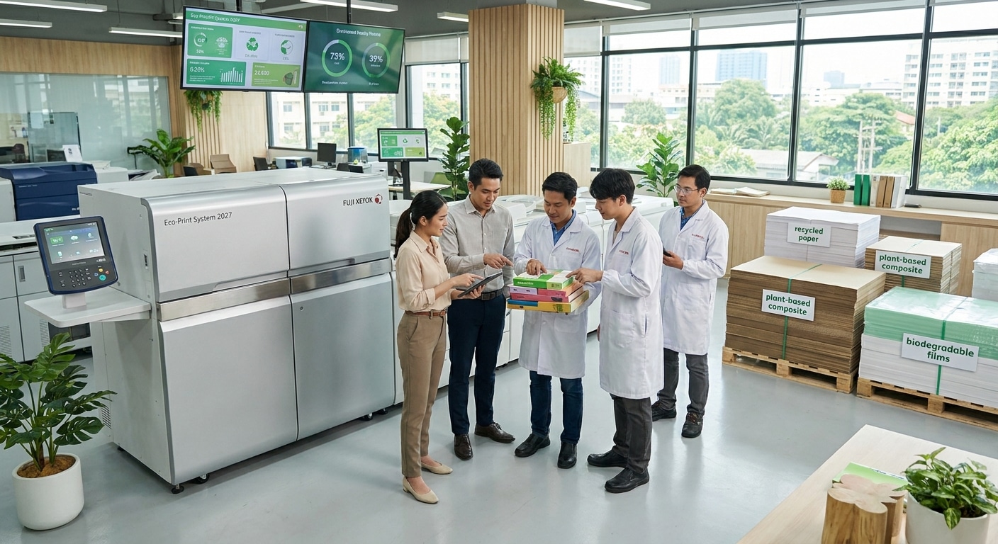 เทรนด์สิ่งพิมพ์ 2027: นวัตกรรมบรรจุภัณฑ์รักษ์โลกมาแรง - eco-printing-trends-2027