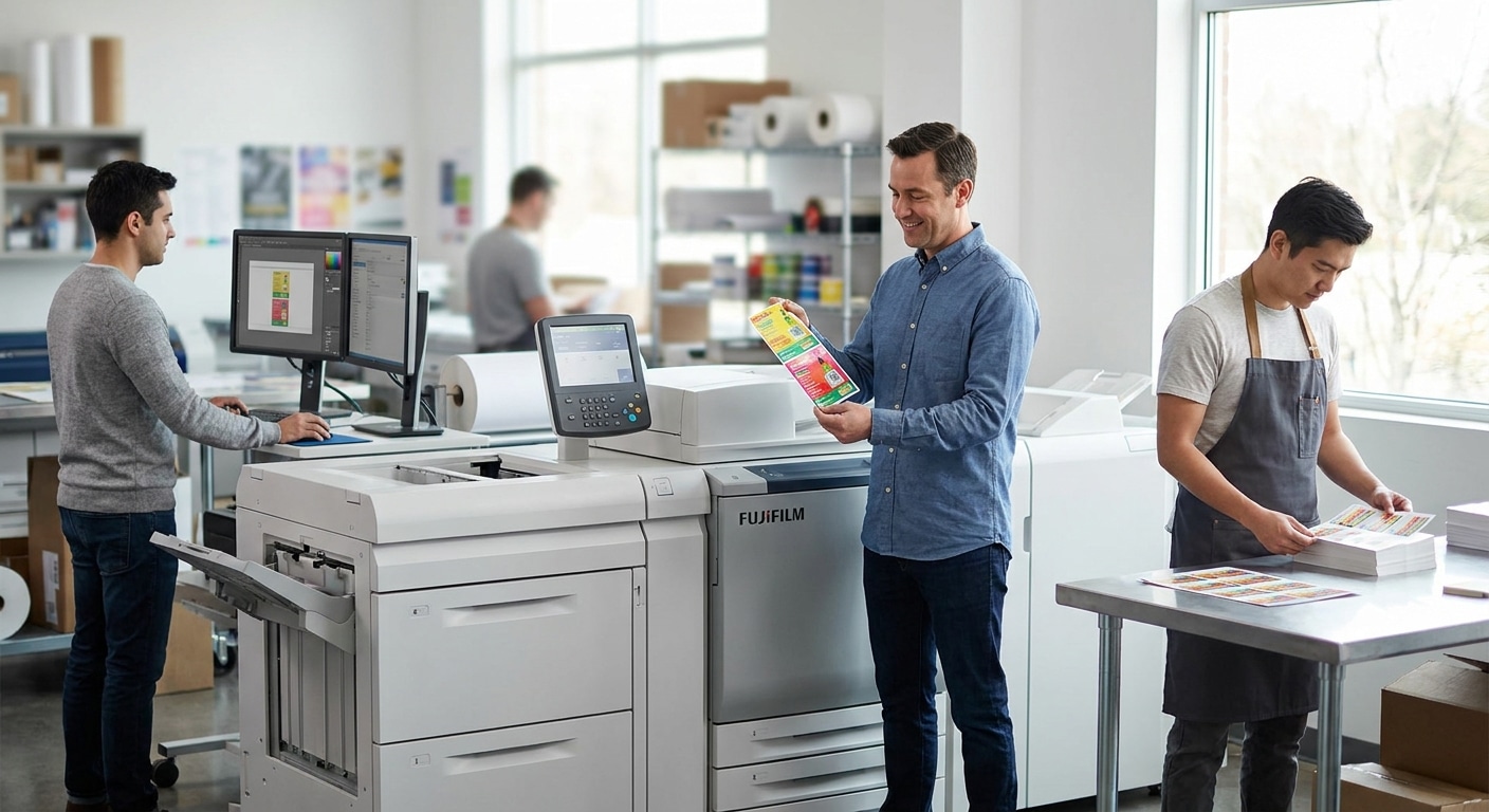 เทคโนโลยีพิมพ์ดิจิทัล Fuji Xerox อาวุธลับฉลากสินค้า SME - fuji-xerox-digital-printing-tech