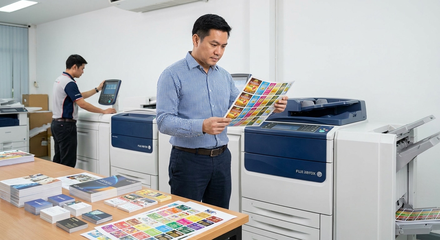 เจาะขุมพลังเครื่องพิมพ์ Fuji Xerox พิมพ์ฉลากสีสดคมชัด - fuji-xerox-digital-printing-tech