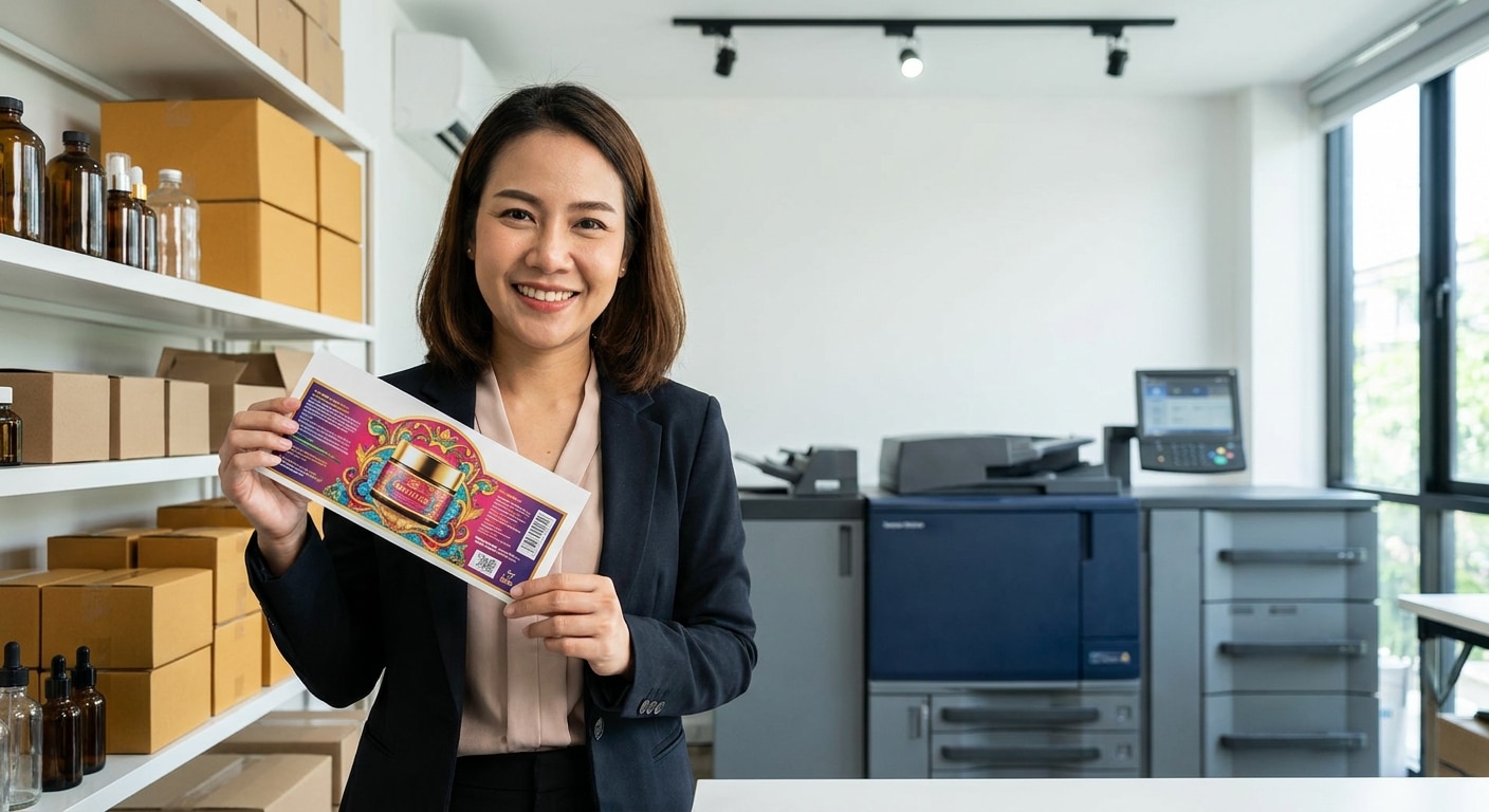 บอกลาสีเพี้ยน! ยกระดับฉลากสินค้าด้วยเครื่องพิมพ์ Fuji Xerox - fuji-xerox-label-printing-tech
