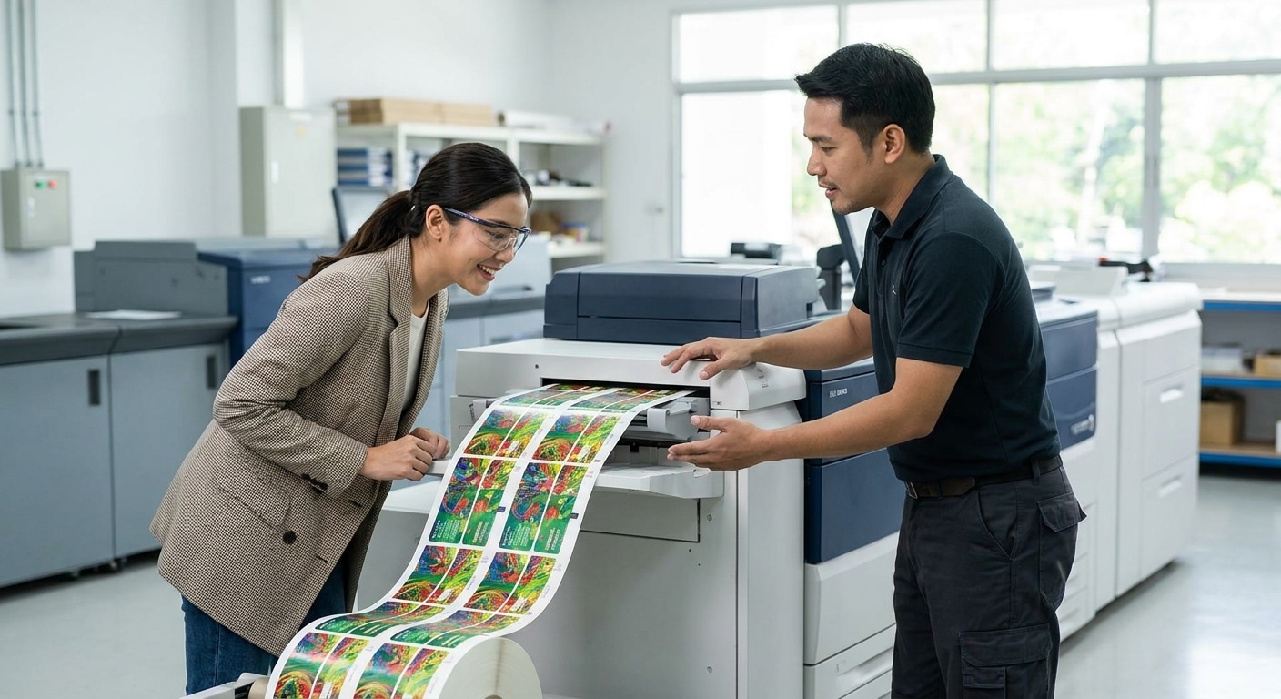 ส่องเทคโนโลยี Fuji Xerox พิมพ์ฉลากสีสด ไดคัทเป๊ะ - fuji-xerox-label-printing-tech