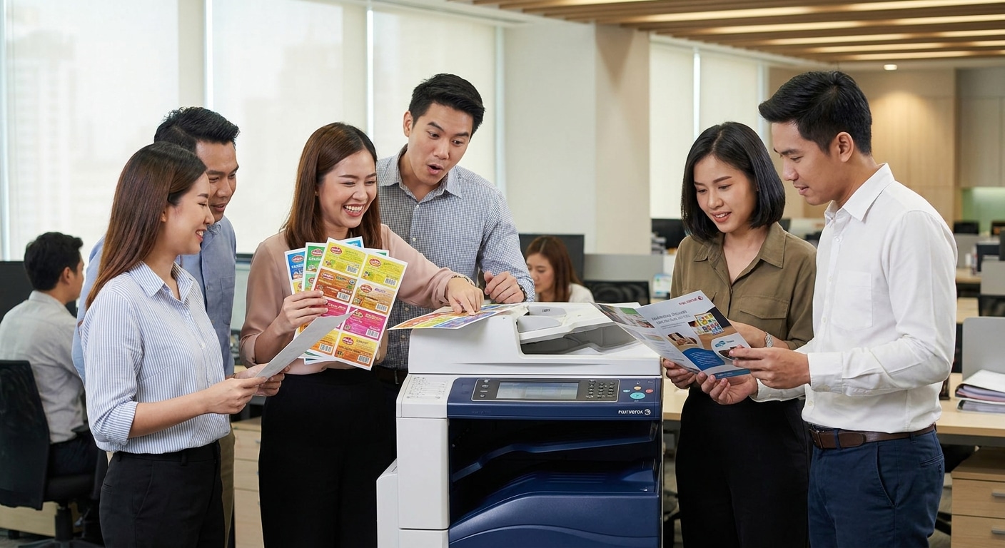 ทำไมเครื่องพิมพ์ Fuji Xerox ถึงตอบโจทย์งานพิมพ์ SME ไทย? - fuji-xerox-printing-sme