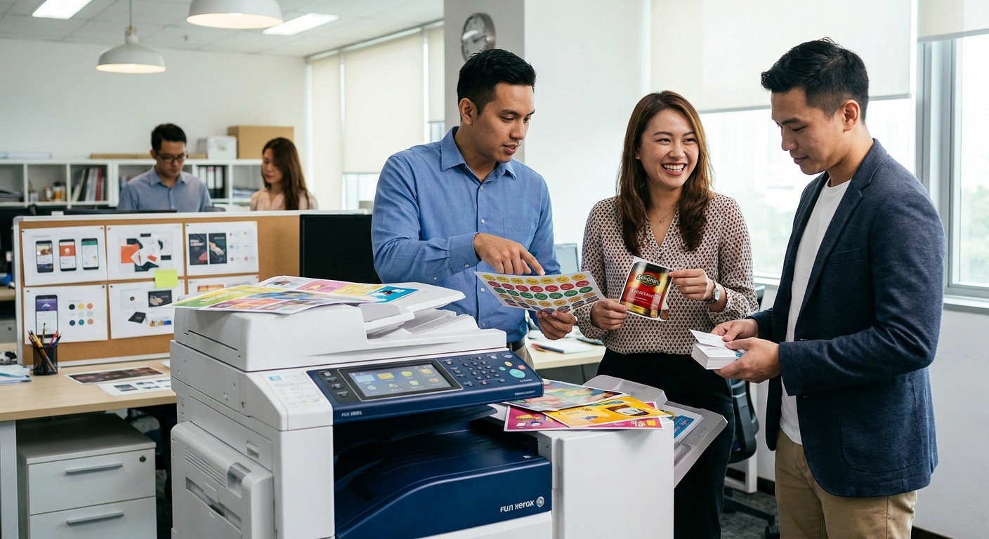 นวัตกรรมเครื่องพิมพ์ Fuji Xerox สีสดคมชัด สั่งน้อยก็คุ้ม - fuji-xerox-printing-technology