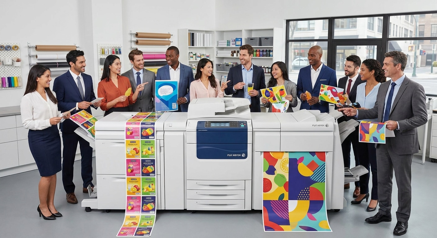 เทคโนโลยี Fuji Xerox พิมพ์ป้ายและฉลากสีสด ยอดขายพุ่ง - fuji-xerox-printing-technology