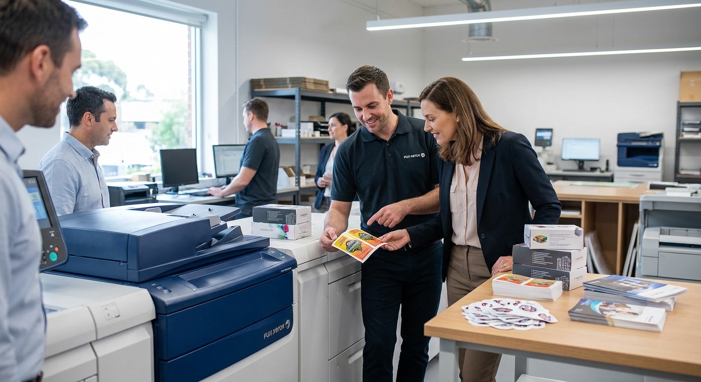 เจาะลึกเครื่องพิมพ์ Fuji Xerox ทำไมพิมพ์ฉลากสีสด คมชัด - fuji-xerox-printing-technology-labels
