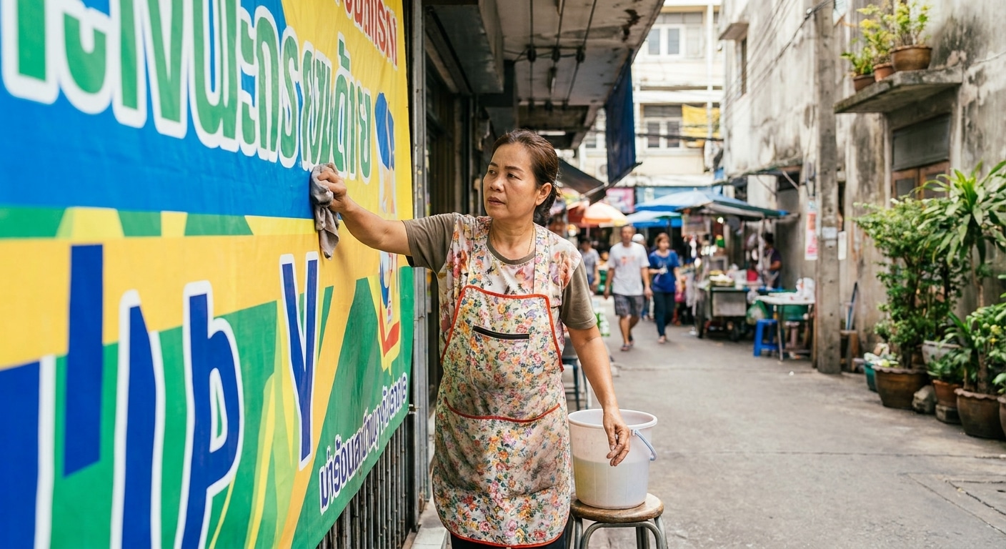 5 ทริคดูแลป้ายไวนิลหน้าร้าน ให้สีสดคมชัด ทนแดดทนฝน - how-to-maintain-vinyl-banner