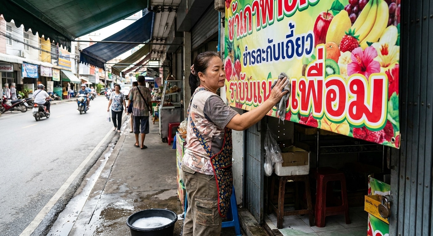 วิธีดูแลป้ายไวนิลหน้าร้านให้สีสด ทนแดดทนฝน ยืดอายุใช้งาน - how-to-maintain-vinyl-signage
