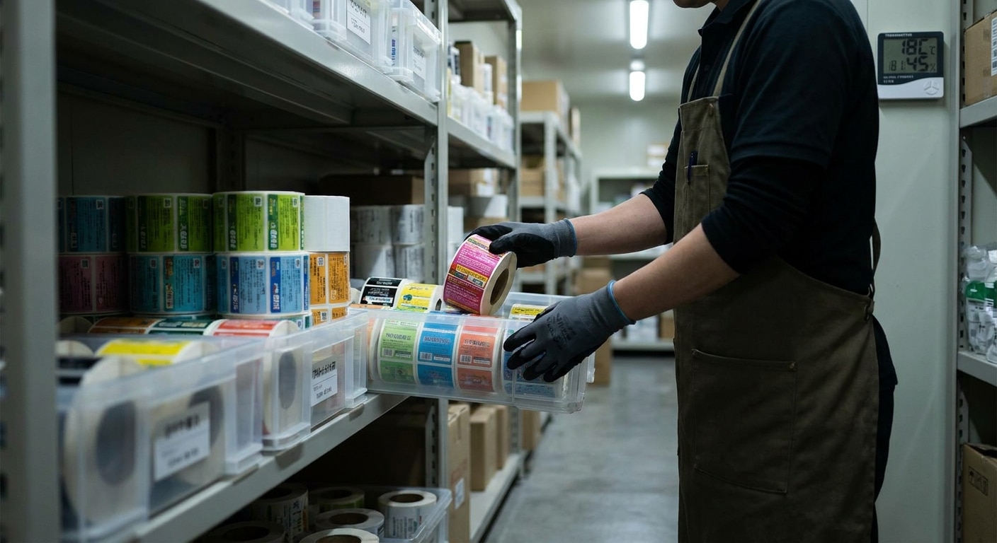 วิธีเก็บสติ๊กเกอร์ฉลากสินค้า ให้กาวเหนียวติดทนไม่เสื่อม - how-to-store-sticker-labels
