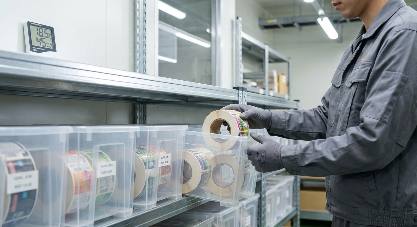 วิธีเก็บรักษาสติ๊กเกอร์ฉลากสินค้า กาวไม่เสื่อม สีไม่ซีด - how-to-store-sticker-labels