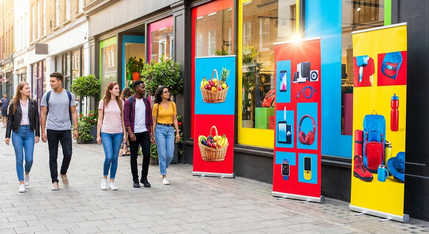 เพิ่มยอด Walk-in ด้วยป้าย Standee และ Roll-up สุดปัง - increase-walk-in-standee-rollup