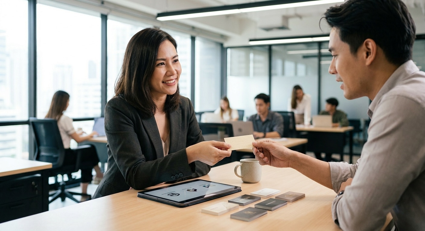 5 ทริคออกแบบโลโก้และนามบัตรให้ปัง สร้างแบรนด์ SME ให้จำง่าย - logo-business-card-design-tips