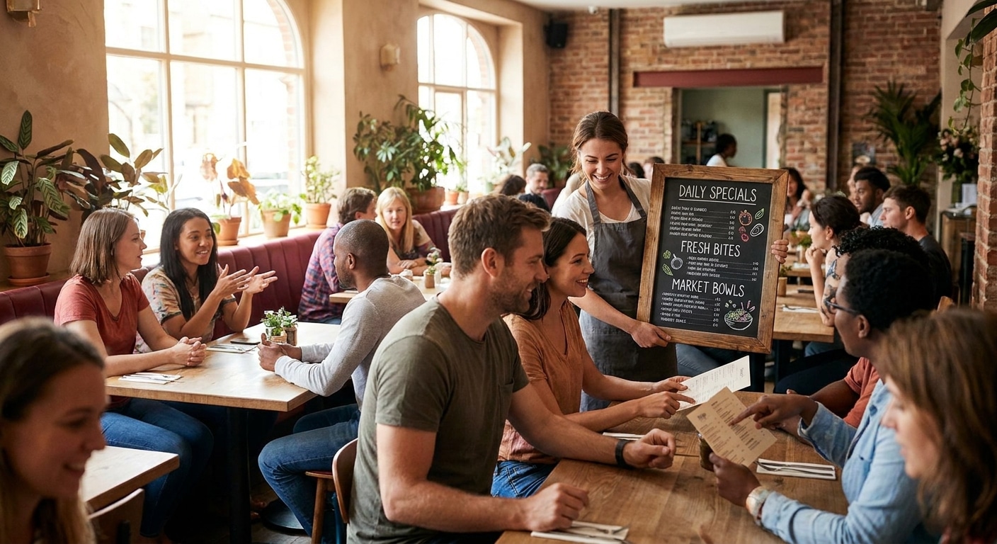 เทคนิคทำป้ายเมนูอาหาร กระตุ้นความหิว เพิ่มยอดขายให้ร้านคุณ - menu-design-tips-boost-sales